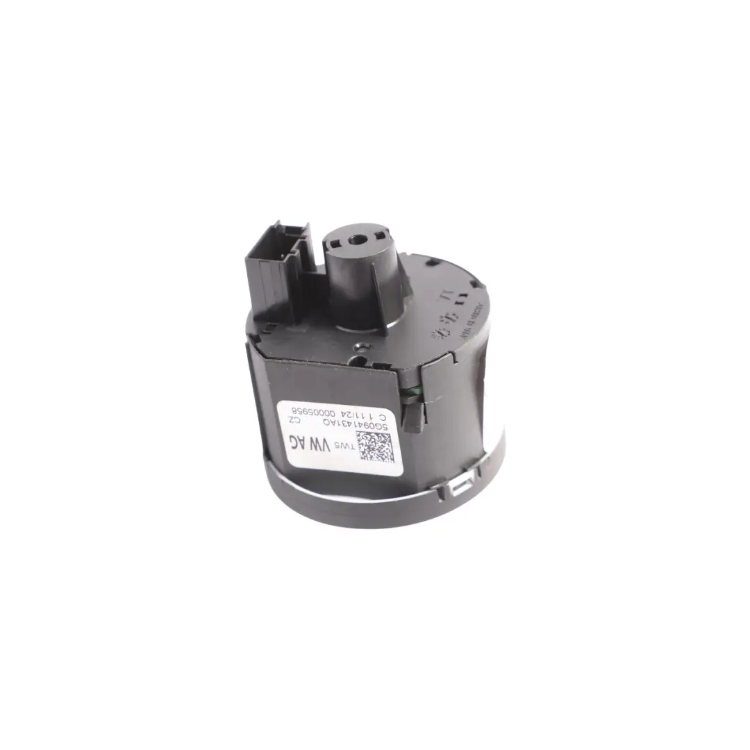 VW Volkswagen Golf Mk8 Headlight Lamp Switch Control Panel - SKU 5G0941431AQ - Part number 5G0941431AQ