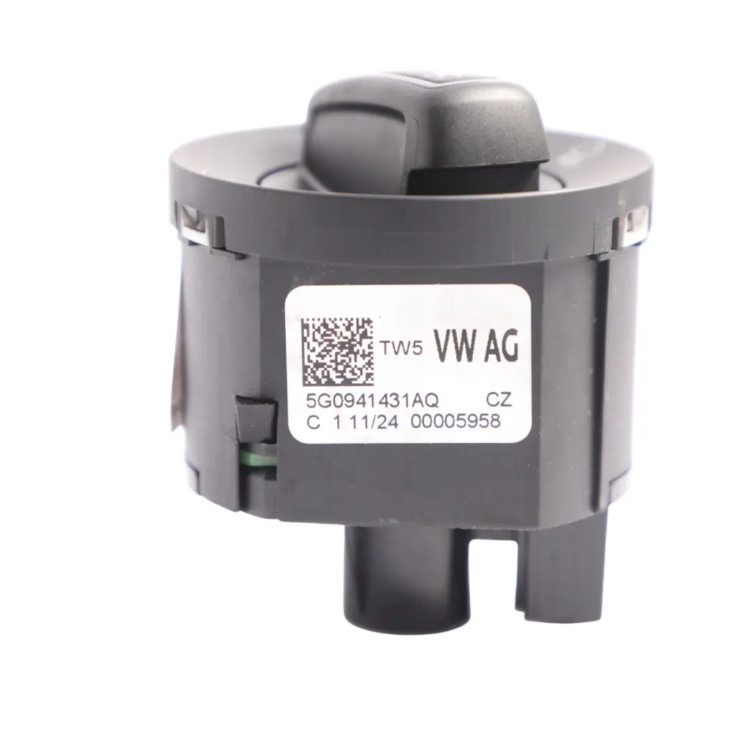 VW Volkswagen Golf Mk8 Headlight Lamp Switch Control Panel - SKU 5G0941431AQ - Part number 5G0941431AQ