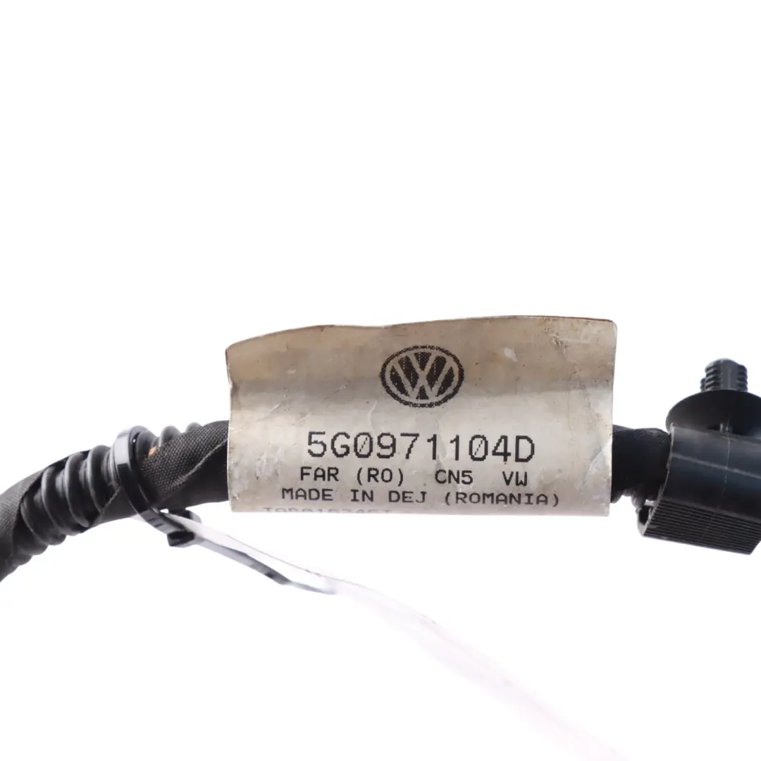 VW Volkswagen Golf Mk7 Wiązka Czujników Parkowania PDC Tył - SKU 5G0971104D - Numer Części 5G0971104D