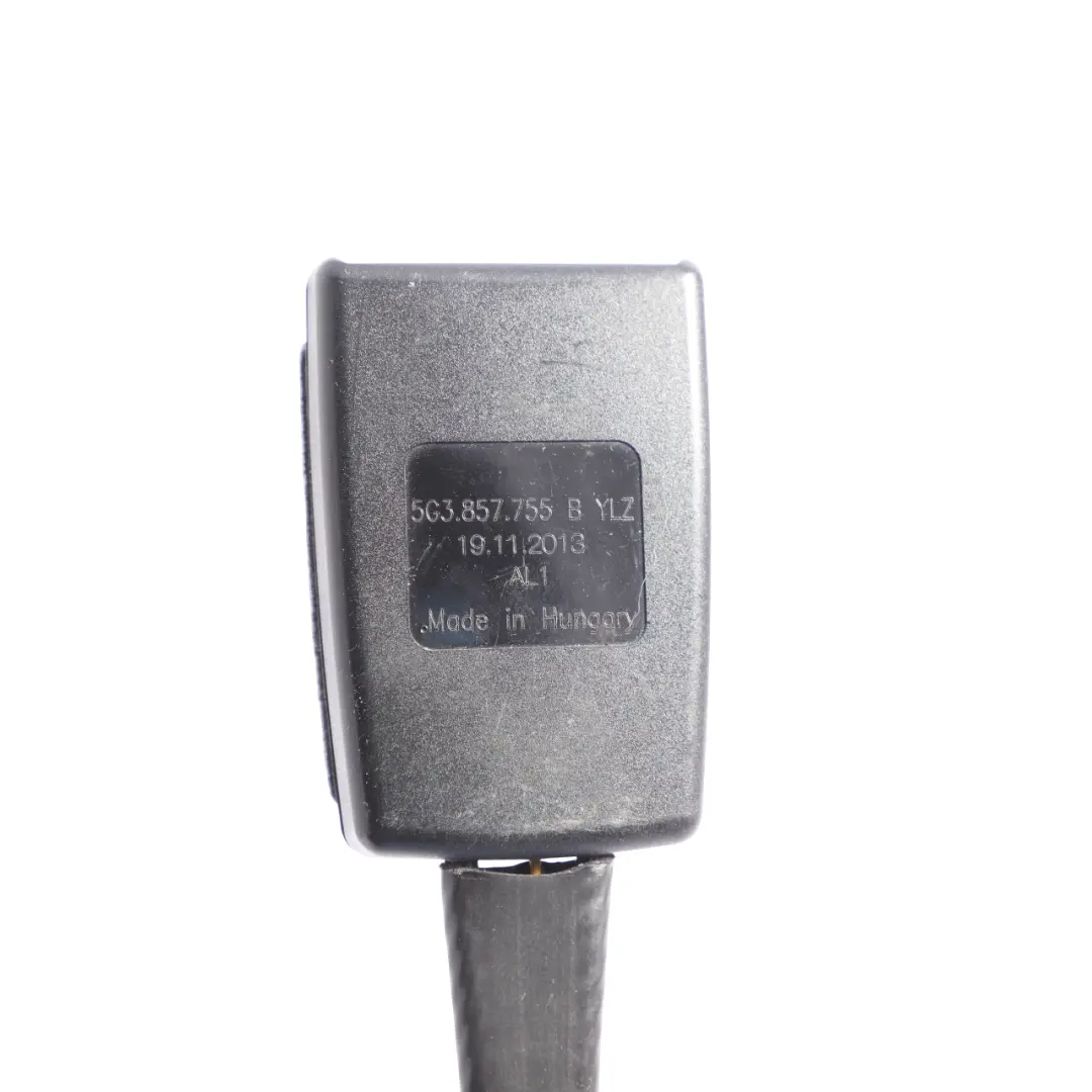 Volkswagen Golf Mk7 Skoda Octavia Mk3 Seat Belt Buckle Front Left N/S 5G3857755B - SKU 5G3857755C - Part number 5G3857755C