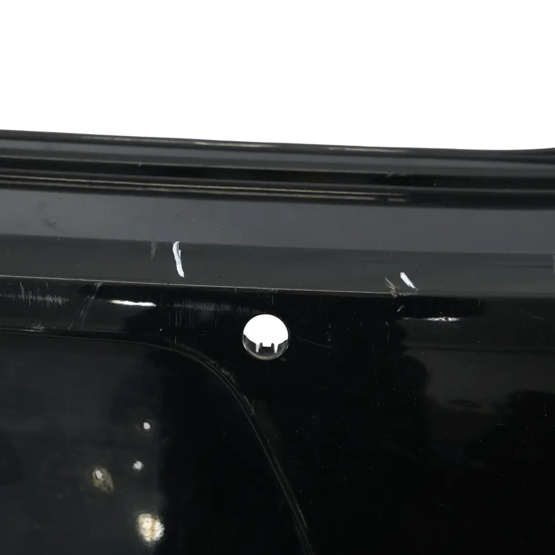 Bumper Rear Trim Panel Covering Black - 041 to Volkswagen VW Golf Mk7 with Part number 5G6807417AP Volkswagen VW Golf Mk7 Bumper Rear Trim Panel Covering Black - 041 - SKU 5G6807417AP-BLC - Part number 5G6807417AP