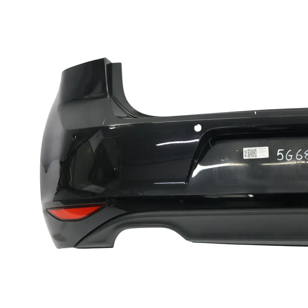 Bumper Rear Trim Panel Covering Black - 041 to Volkswagen VW Golf Mk7 with Part number 5G6807417AP Volkswagen VW Golf Mk7 Bumper Rear Trim Panel Covering Black - 041 - SKU 5G6807417AP-BLC - Part number 5G6807417AP