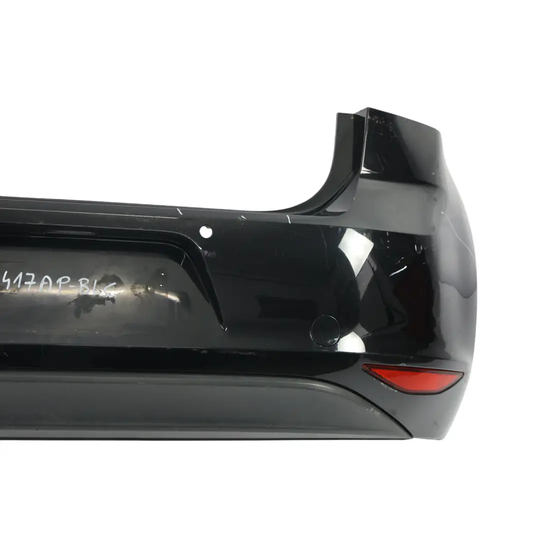 Bumper Rear Trim Panel Covering Black - 041 to Volkswagen VW Golf Mk7 with Part number 5G6807417AP Volkswagen VW Golf Mk7 Bumper Rear Trim Panel Covering Black - 041 - SKU 5G6807417AP-BLC - Part number 5G6807417AP