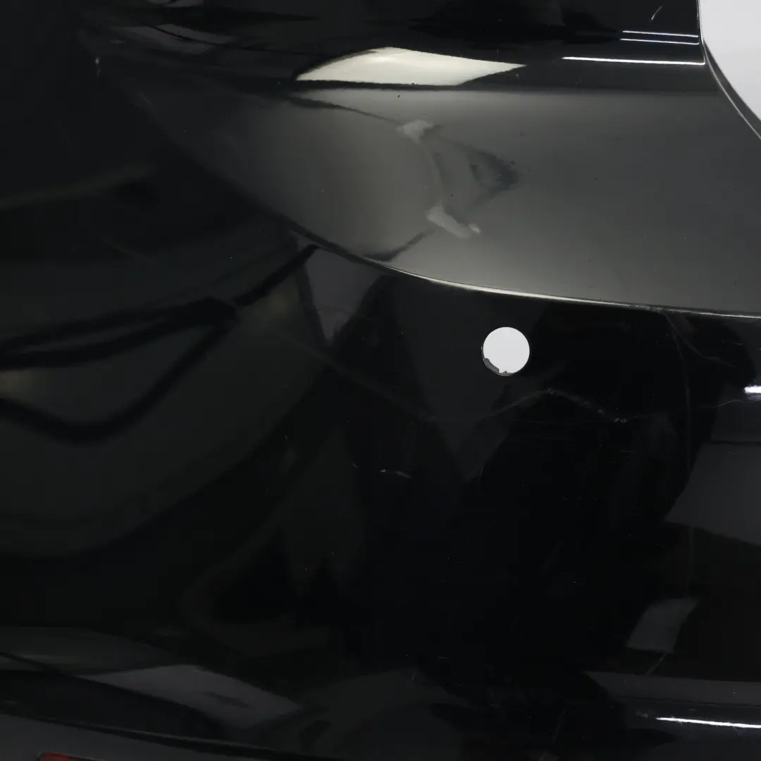 Bumper Rear Trim Panel Covering Black - 041 to Volkswagen VW Golf Mk7 with Part number 5G6807417AP Volkswagen VW Golf Mk7 Bumper Rear Trim Panel Covering Black - 041 - SKU 5G6807417AP-BLC - Part number 5G6807417AP