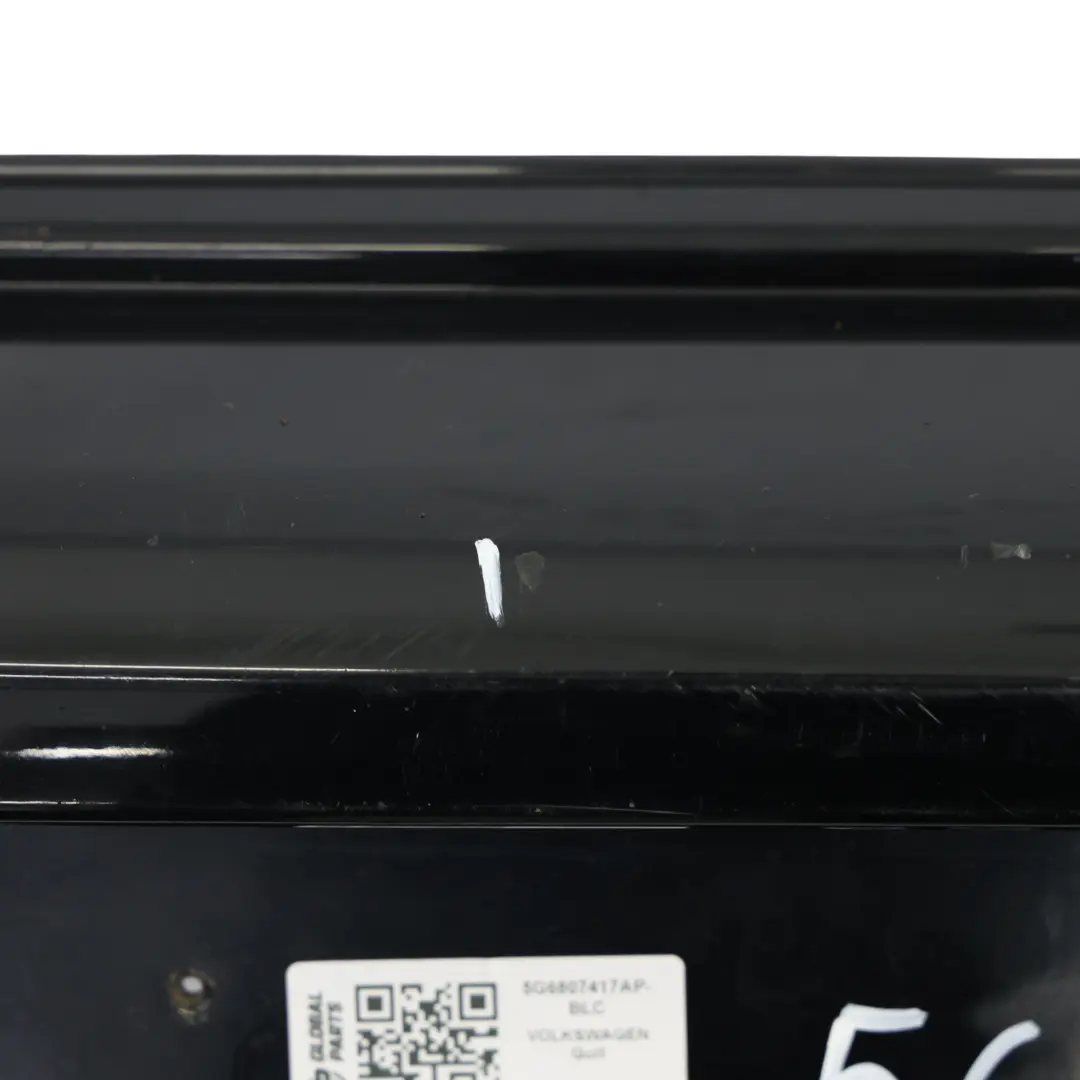 Volkswagen VW Golf Mk7 Bumper Rear Trim Panel Covering Black - 041 - SKU 5G6807417AP-BLC - Part number 5G6807417AP
