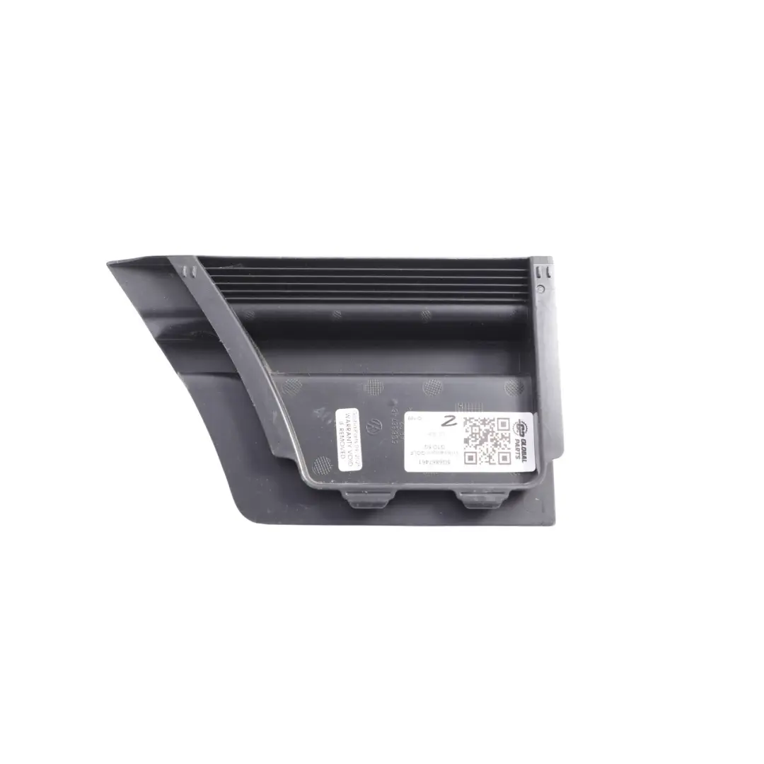 Boot Floor Support Trim Cover Panel Left N/S Black to Volkswagen Golf Mk7 with Part number 5G6867461 Volkswagen Golf Mk7 Boot Floor Support Trim Cover Panel Left N/S Black - SKU 5G6867461 - Part number 5G6867461