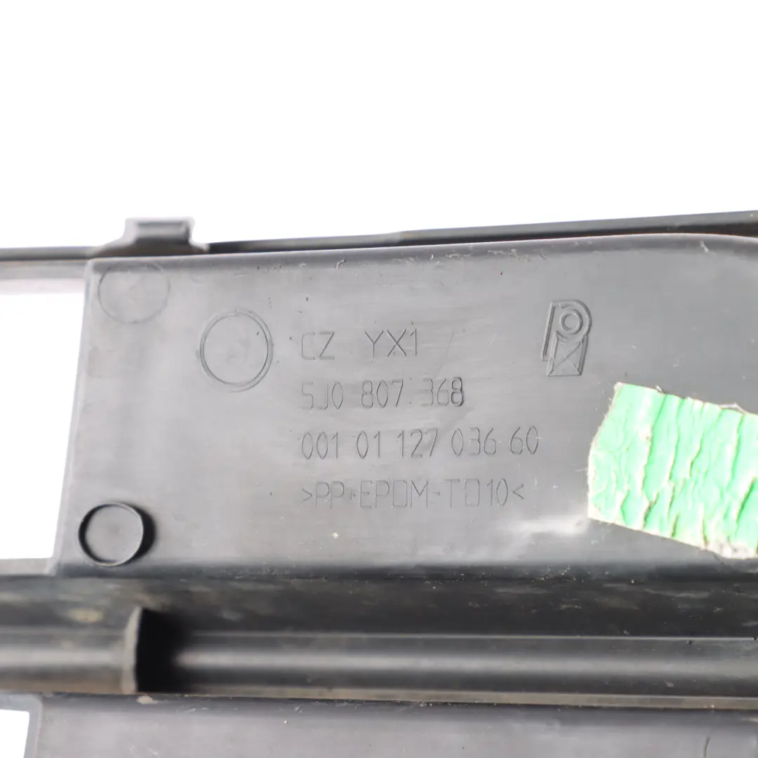 Mk1 Front Bumper Lower Grille Right O/S Side to Skoda Fabia 5J Roomster with Part number 5J0807368 Skoda Fabia 5J Roomster Mk1 Front Bumper Lower Grille Right O/S Side - SKU 5J0807368 - Part number 5J0807368