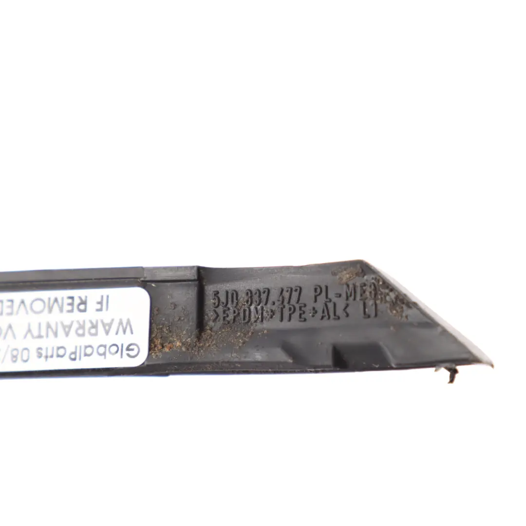 Puerta Delantera Ventana Sello Tira Embellecedor para Skoda Fabia 5J con número de pieza 5J0837477 Skoda Fabia 5J Puerta Delantera Ventana Sello Tira Embellecedor - SKU 5J0837477 - Número de pieza 5J0837477