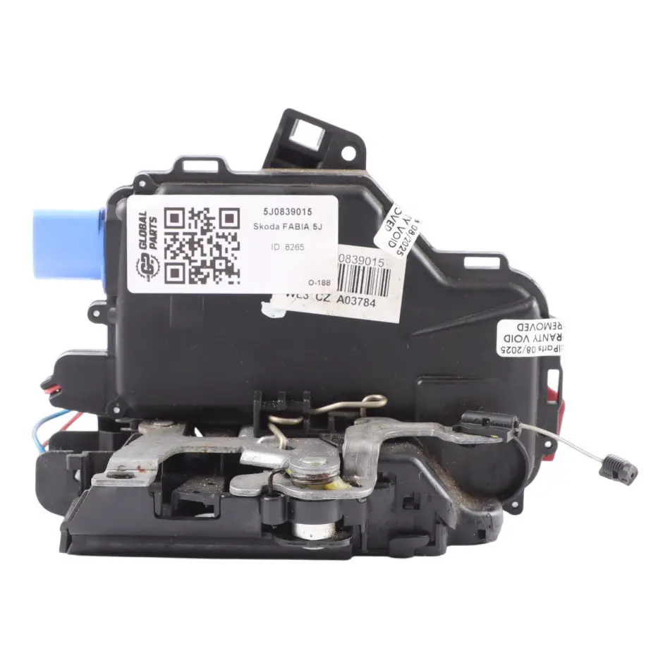 5Dr Türschloss Verriegelung Catch Actuator Hinten Links für Skoda Fabia 5J mit Teilenummer 5J0839015 Skoda Fabia 5J 5Dr Türschloss Verriegelung Catch Actuator Hinten Links - SKU 5J0839015 - Teilenummer 5J0839015