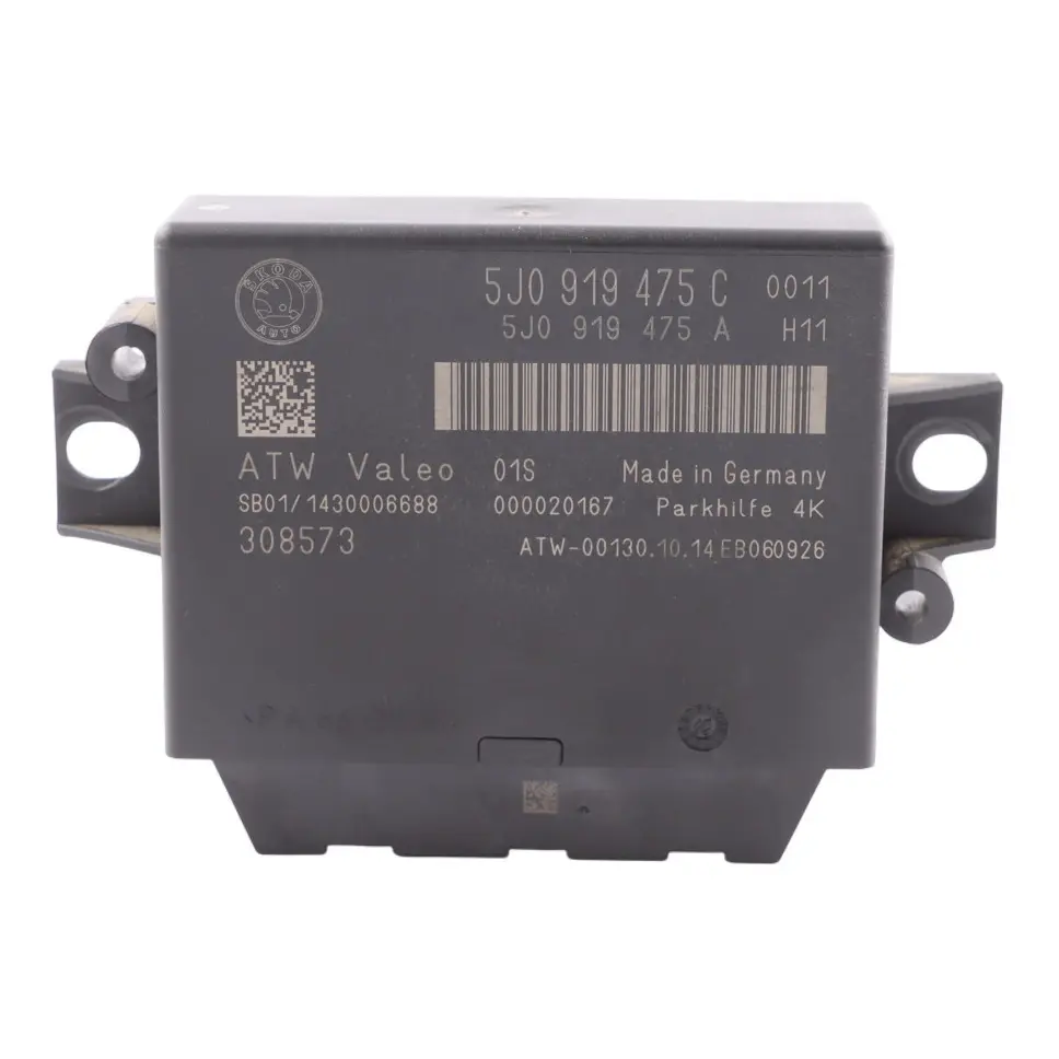 Parking Aid Control Unit Module PDC Controller to Skoda Yeti 5L with Part number 5J0919475C Skoda Yeti 5L Parking Aid Control Unit Module PDC Controller - SKU 5J0919475C - Part number 5J0919475C