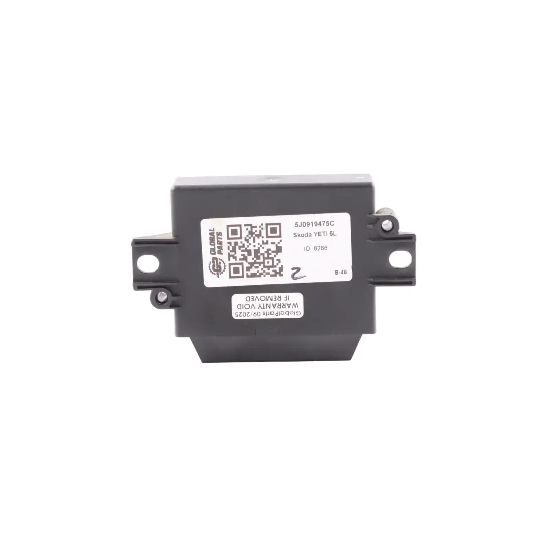 Parking Aid Control Unit Module PDC Controller to Skoda Yeti 5L with Part number 5J0919475C Skoda Yeti 5L Parking Aid Control Unit Module PDC Controller - SKU 5J0919475C - Part number 5J0919475C