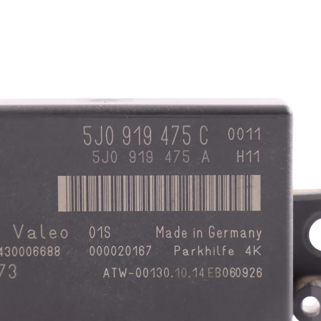 Parking Aid Control Unit Module PDC Controller to Skoda Yeti 5L with Part number 5J0919475C Skoda Yeti 5L Parking Aid Control Unit Module PDC Controller - SKU 5J0919475C - Part number 5J0919475C