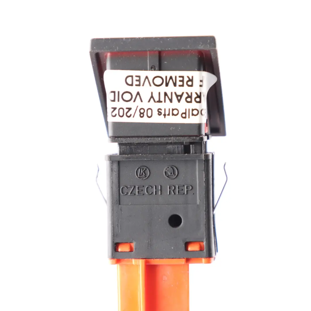 Skoda Fabia 5J Hazard Warning Switch Taste Panel - SKU 5J0953235A - Teilenummer 5J0953235A