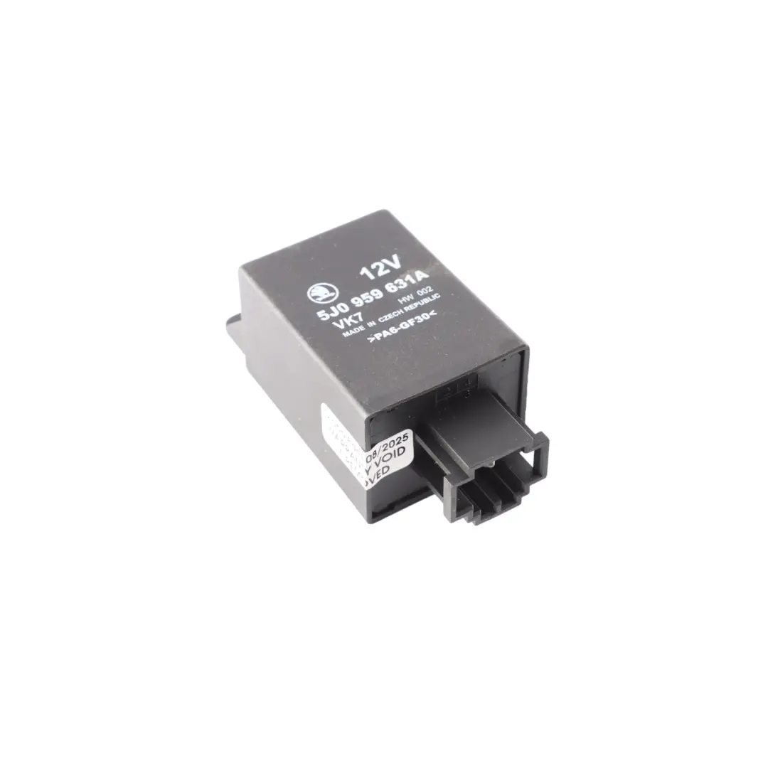 Lateral Acceleration Air Module Adaptor Relay 12V to Skoda Fabia 5J with Part number 5J0959631A Skoda Fabia 5J Lateral Acceleration Air Module Adaptor Relay 12V - SKU 5J0959631A - Part number 5J0959631A