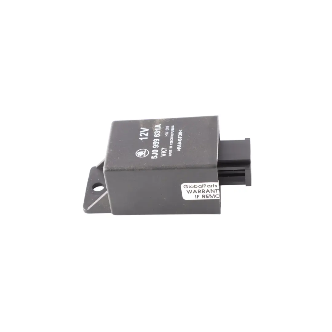 Module Air Relais Adaptateur Accélération Latérale 12V pour Skoda Fabia 5J à propos du numéro de pièce 5J0959631A Skoda Fabia 5J Module Air Relais Adaptateur Accélération Latérale 12V - SKU 5J0959631A - Numéro de pièce 5J0959631A