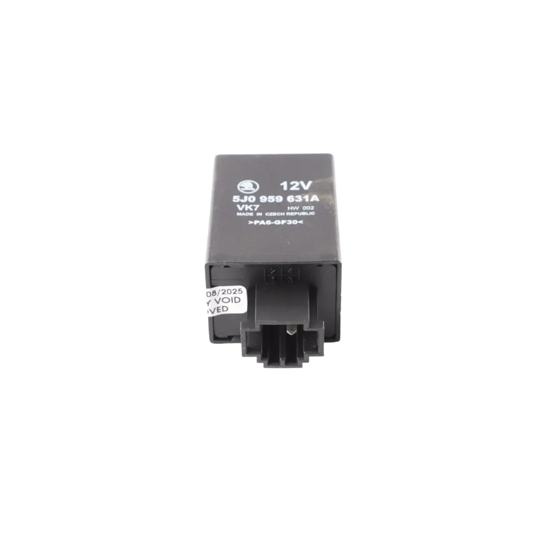Querbeschleunigung Luft Modul Adapter Relais 12V für Skoda Fabia 5J mit Teilenummer 5J0959631A Skoda Fabia 5J Querbeschleunigung Luft Modul Adapter Relais 12V - SKU 5J0959631A - Teilenummer 5J0959631A