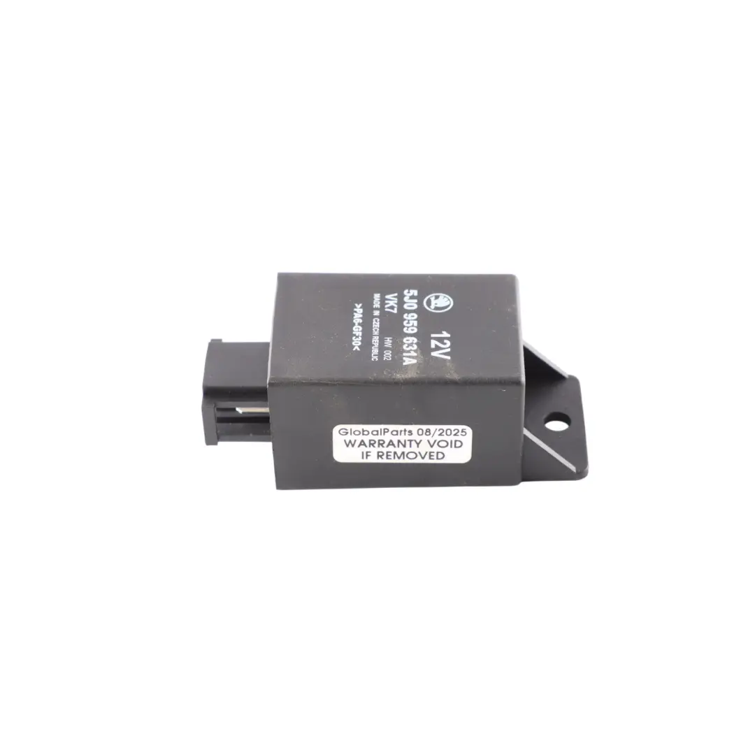 Module Air Relais Adaptateur Accélération Latérale 12V pour Skoda Fabia 5J à propos du numéro de pièce 5J0959631A Skoda Fabia 5J Module Air Relais Adaptateur Accélération Latérale 12V - SKU 5J0959631A - Numéro de pièce 5J0959631A