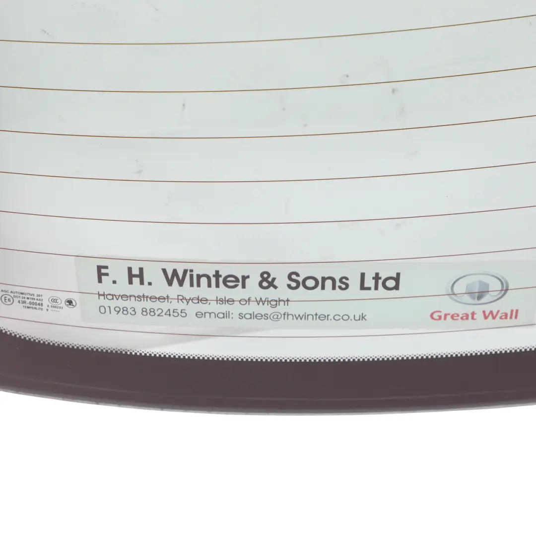 Window Glass AS2 Tinted to Skoda Fabia 5J Rear Tailgate with Part number 5J9845049A Skoda Fabia 5J Rear Tailgate Window Glass AS2 Tinted - SKU 5J9845049A - Part number 5J9845049A