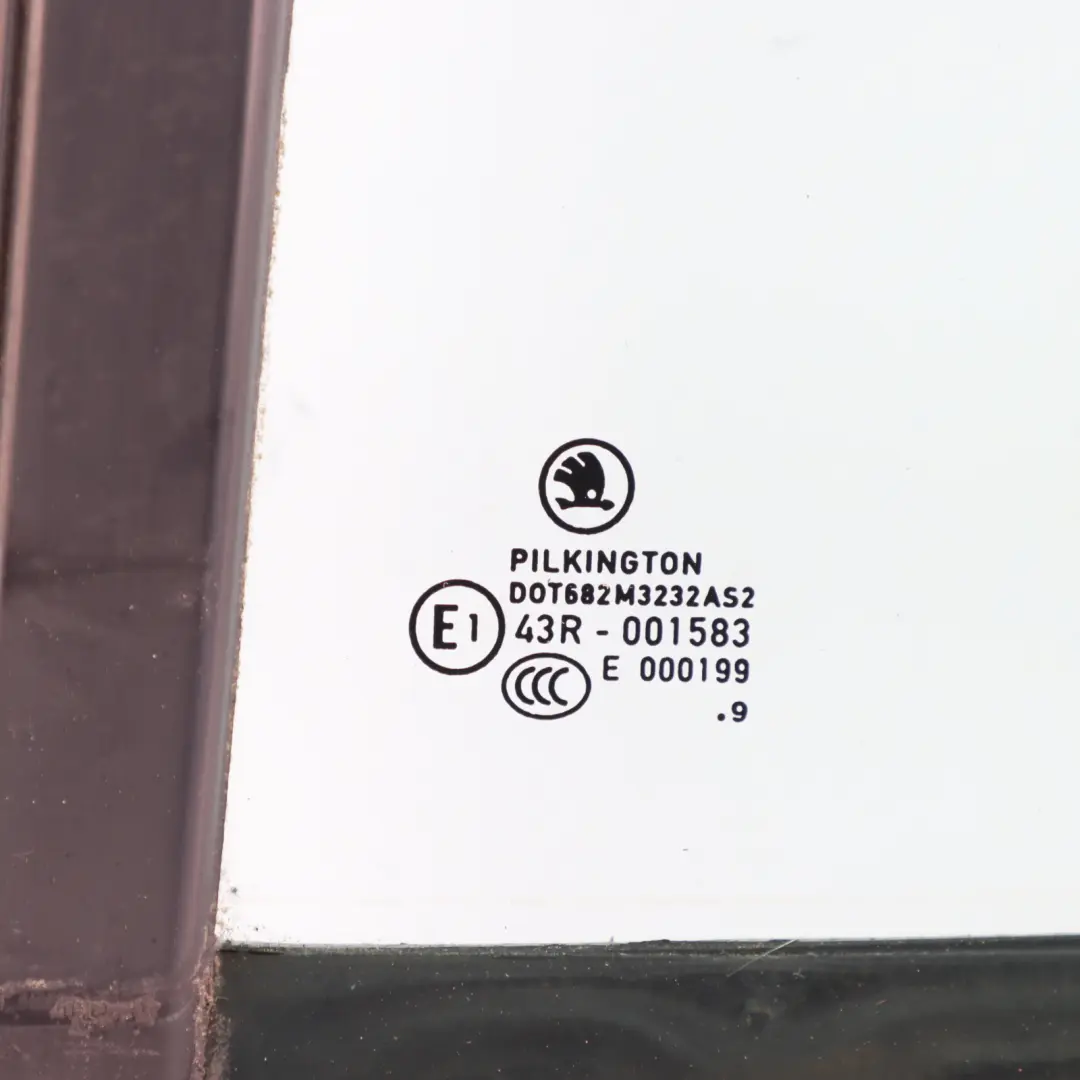 Skoda Fabia Mk2 Rear Door Window Glas Fixed Guide Seal Left N/S AS2 - SKU 5J9845209N - Part number 5J9845209N