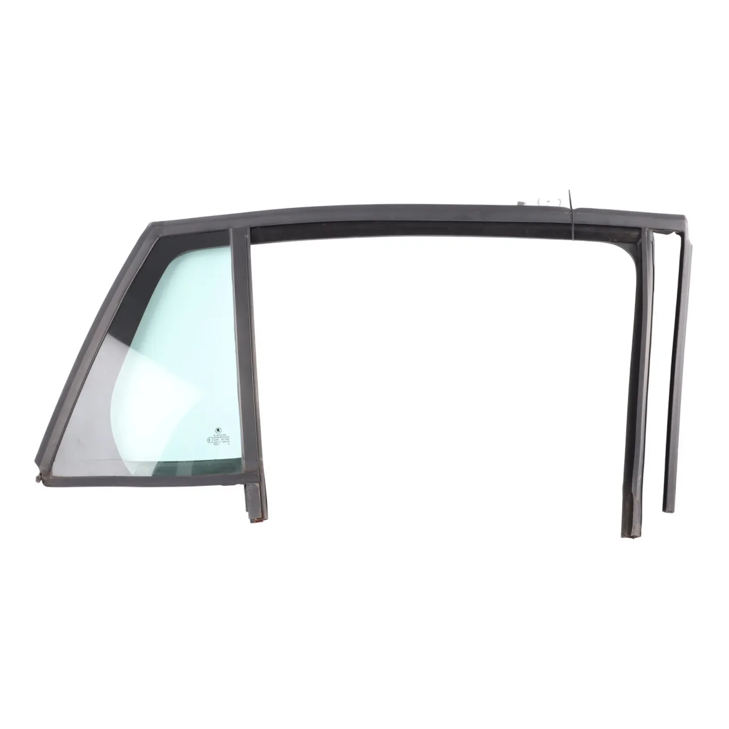 Skoda Fabia Mk2 Rear Door Window Glas Fixed Guide Seal Right O/S AS2 5J9845210N