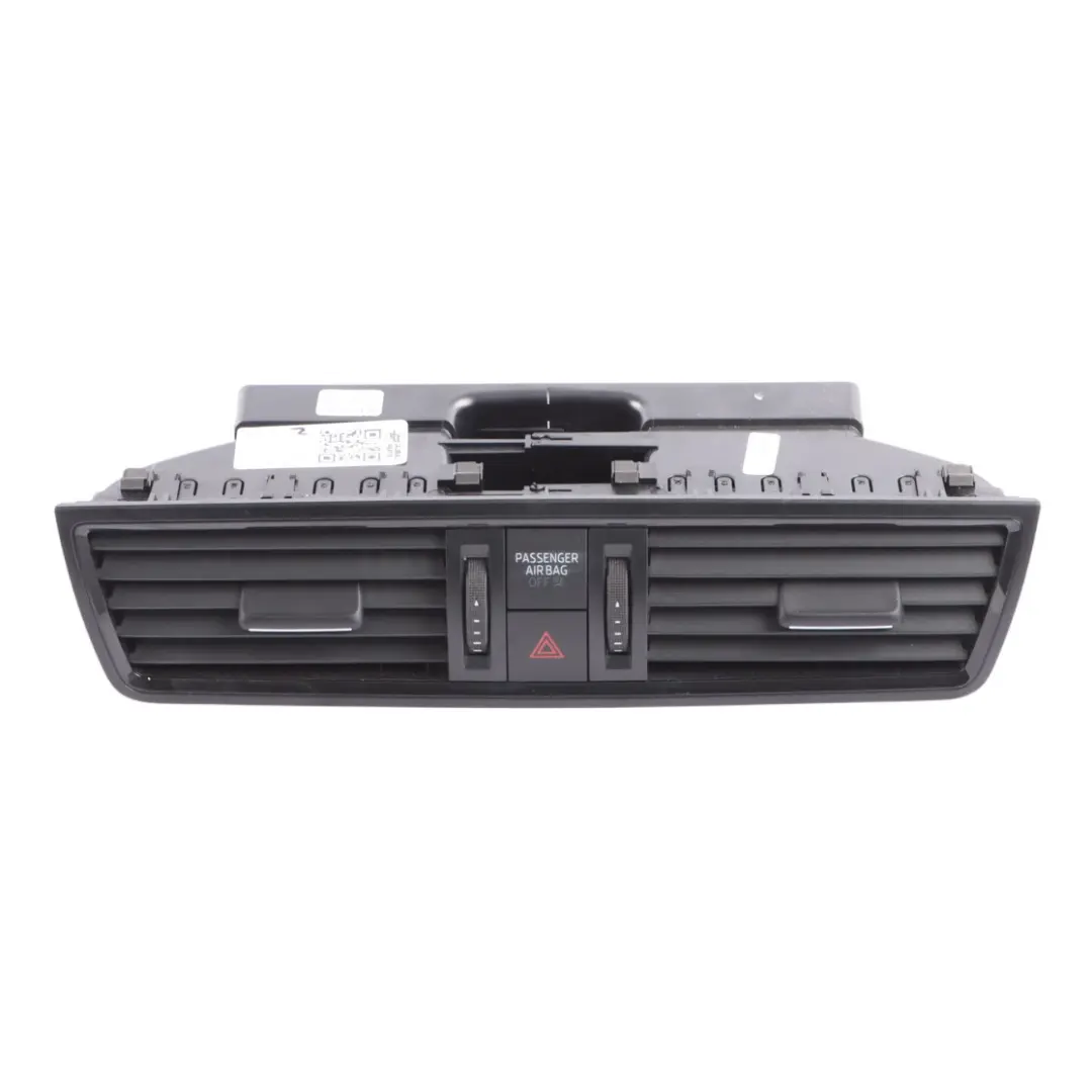 Centre Dashboard Air Vent Panel Nozzle Trim Black to Skoda Rapid NH1 with Part number 5JA820951C Skoda Rapid NH1 Centre Dashboard Air Vent Panel Nozzle Trim Black - SKU 5JA820951C - Part number 5JA820951C