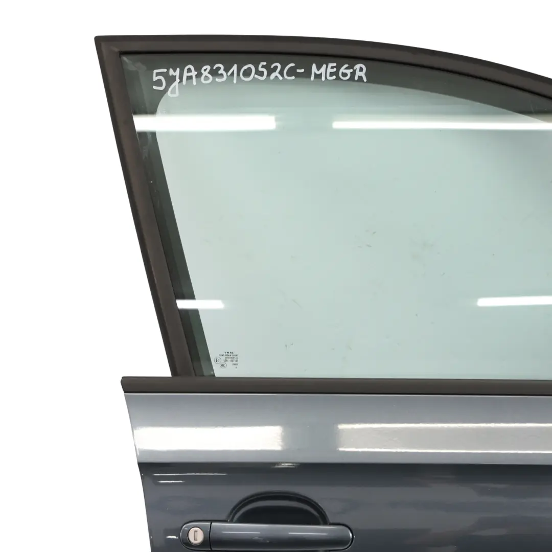 Door Front Right O/S Metal Grey Metallic - F7Y to Skoda Rapid NH1 with Part number 5JA831052C Skoda Rapid NH1 Door Front Right O/S Metal Grey Metallic - F7Y - SKU 5JA831052C-MEGR - Part number 5JA831052C