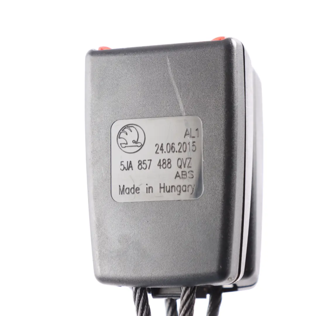 Mk4 Rear Double Seat Belt Buckle Centre to Skoda Rapid NH1 Seat Toledo with Part number 5JA857488 Skoda Rapid NH1 Seat Toledo Mk4 Rear Double Seat Belt Buckle Centre - SKU 5JA857488 - Part number 5JA857488