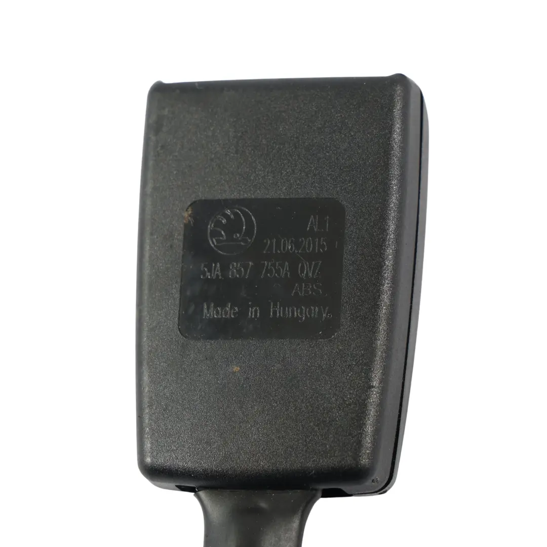 Skoda Rapid NH1 Seat Toledo Mk4 Seat Belt Buckle Front Left N/S - SKU 5JA857755A - Part number 5JA857755A