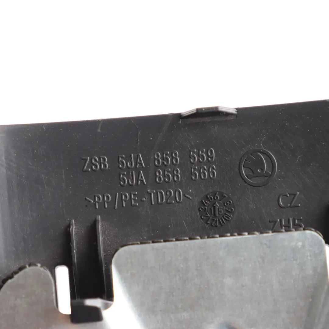 Skoda Rapid NH1 Steering Column Surround Trim Cover Satin Black - SKU 5JA858559 - Part number 5JA858559