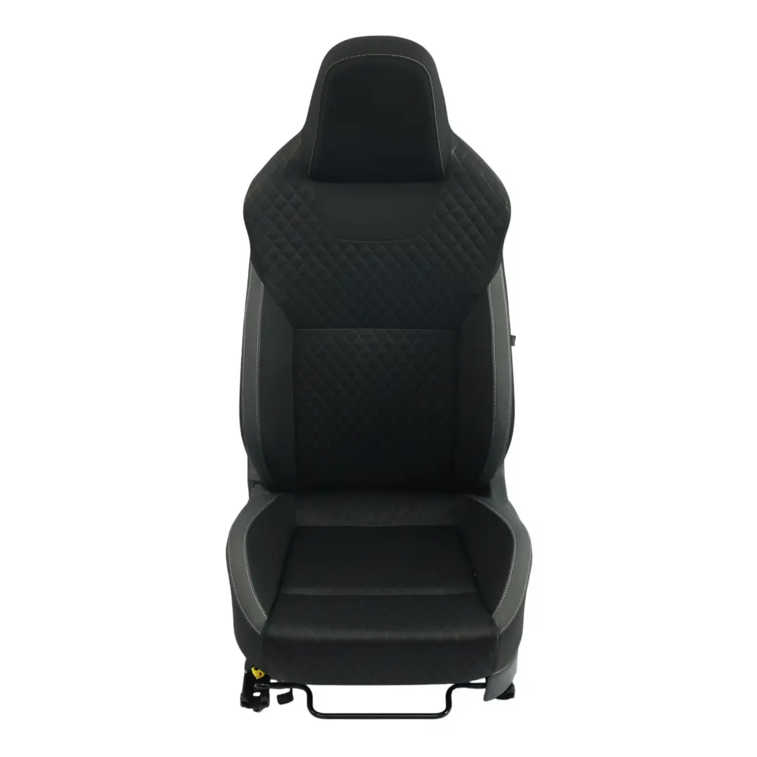 Skoda Rapid NH1 Siège Avant Chauffant En Tissu Satiné Noir Argenté Gauche - SKU 5JA881805FQ - Numéro de pièce 5JA881805FQ