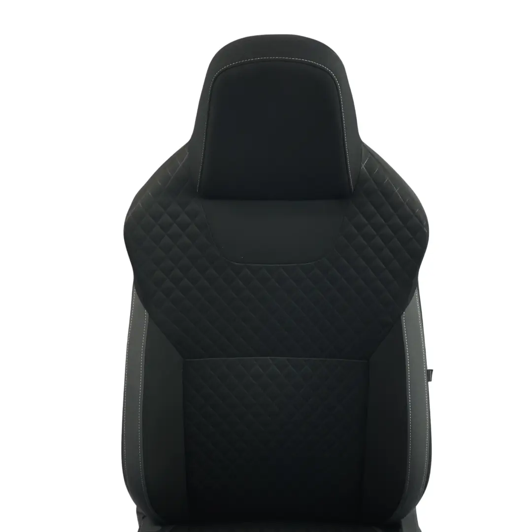 Sedile Anteriore Riscaldato Tessuto Nero Argento Sinistro per Skoda Rapid NH1 con numero di parte 5JA881805FQ Skoda Rapid NH1 Sedile Anteriore Riscaldato Tessuto Nero Argento Sinistro - SKU 5JA881805FQ - Numero di parte 5JA881805FQ