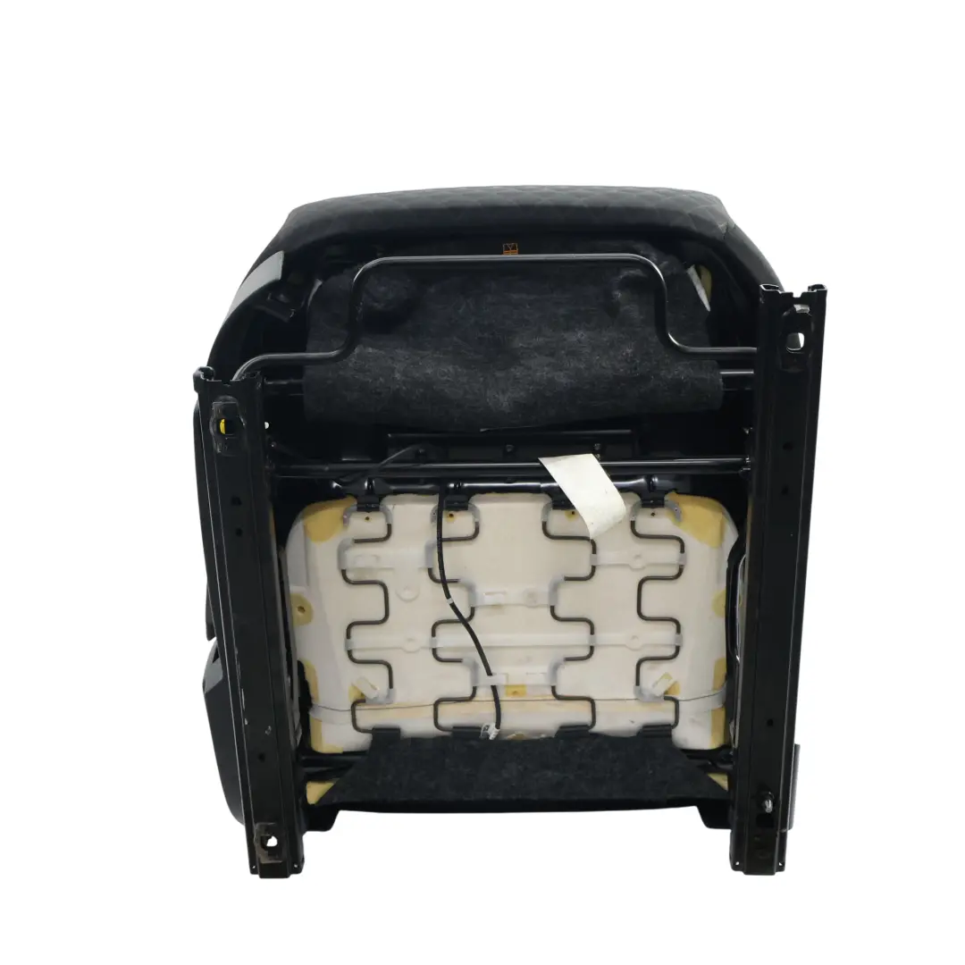 Skoda Rapid NH1 Vorder Sitz Beheizter Stoff Satine Schwarz Silber Rechts - SKU 5JA881806DT - Teilenummer 5JA881806DT