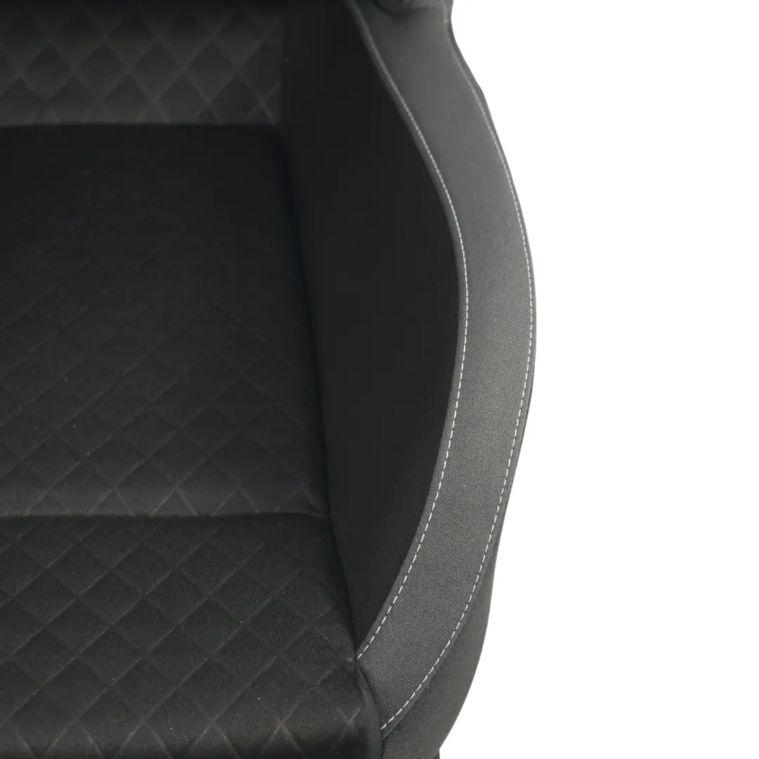 Skoda Rapid NH1 Front Seat Heated Cloth Satine Black Silver Right O/S - SKU 5JA881806DT - Part number 5JA881806DT