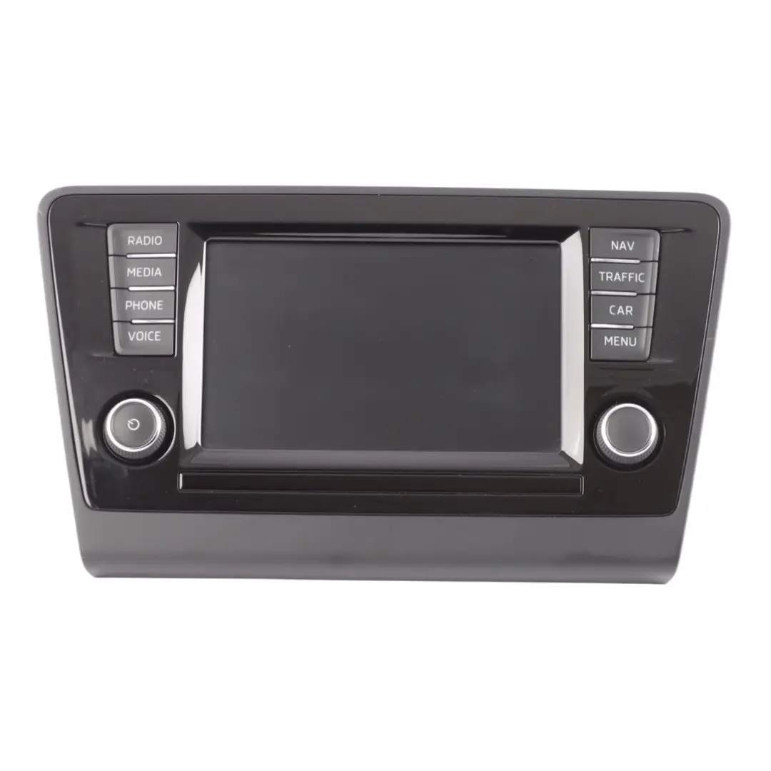 Dashboard Radio Multifunction Media Display Unit to Skoda Rapid NH1 with Part number 5JA919604A Skoda Rapid NH1 Dashboard Radio Multifunction Media Display Unit - SKU 5JA919604A - Part number 5JA919604A