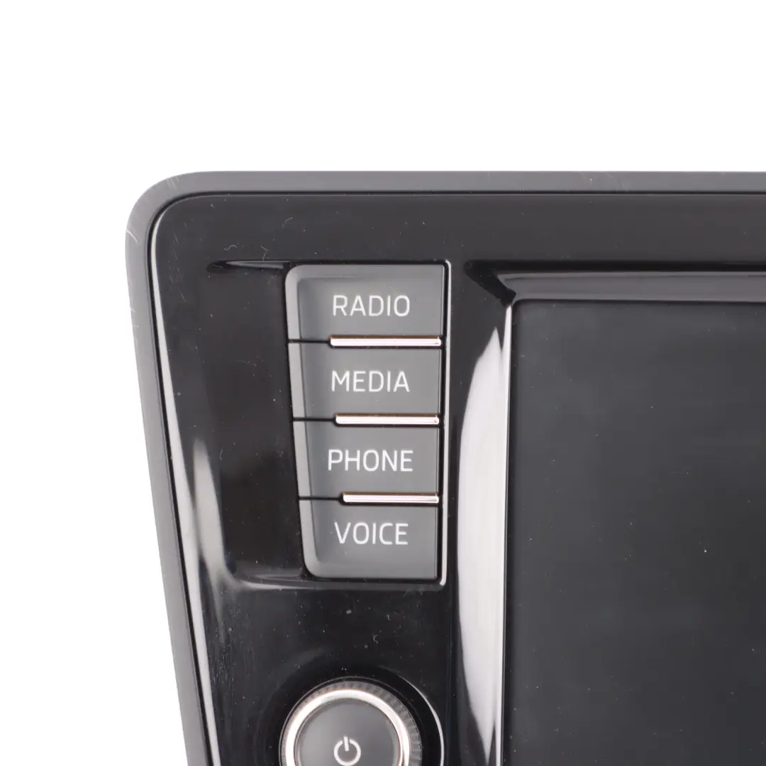 Dashboard Radio Multifunction Media Display Unit to Skoda Rapid NH1 with Part number 5JA919604A Skoda Rapid NH1 Dashboard Radio Multifunction Media Display Unit - SKU 5JA919604A - Part number 5JA919604A
