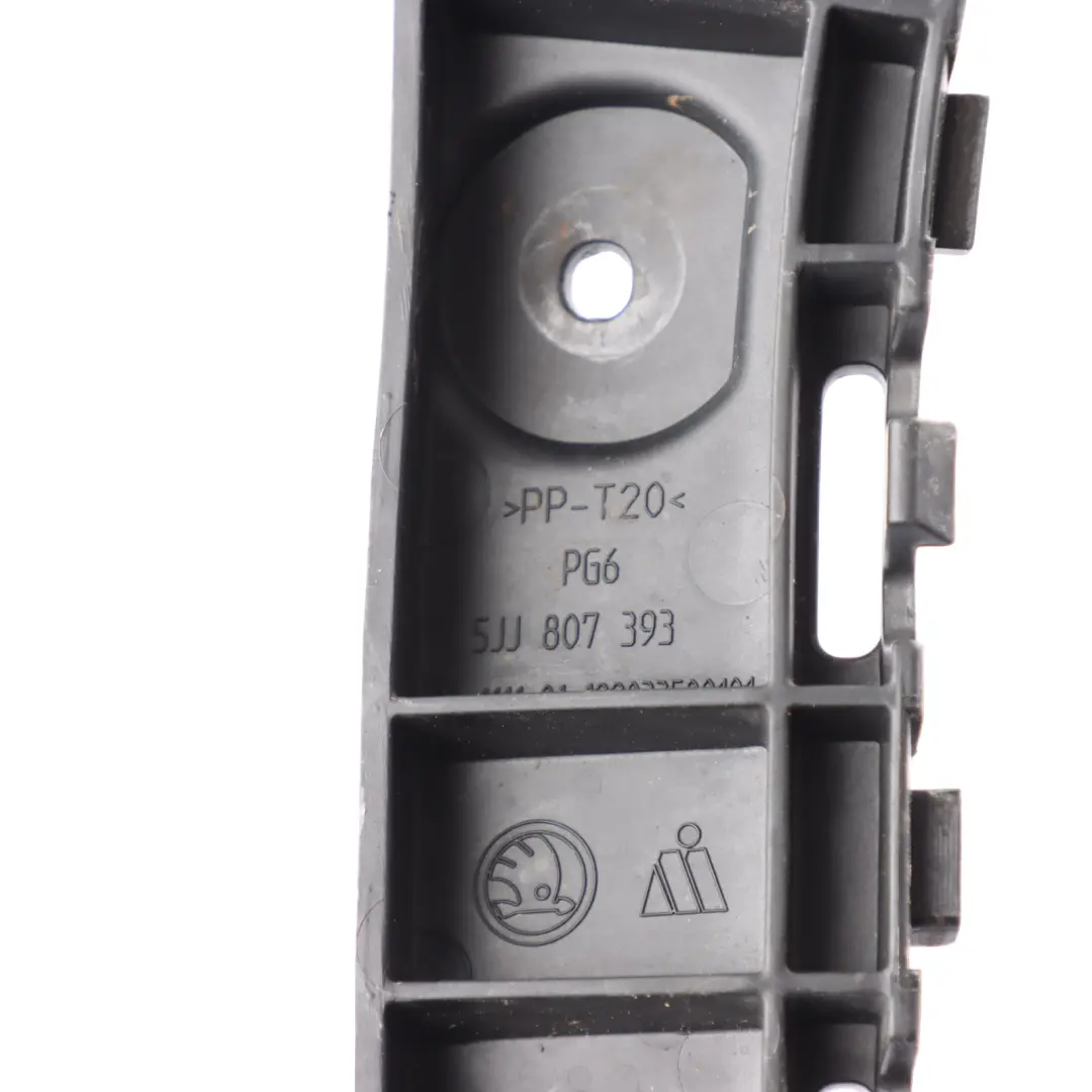 Spaceback NH1 Rear Bumper Mount Bracket Carrier Left N/S to Skoda Rapid with Part number 5JJ807393 Skoda Rapid Spaceback NH1 Rear Bumper Mount Bracket Carrier Left N/S - SKU 5JJ807393 - Part number 5JJ807393