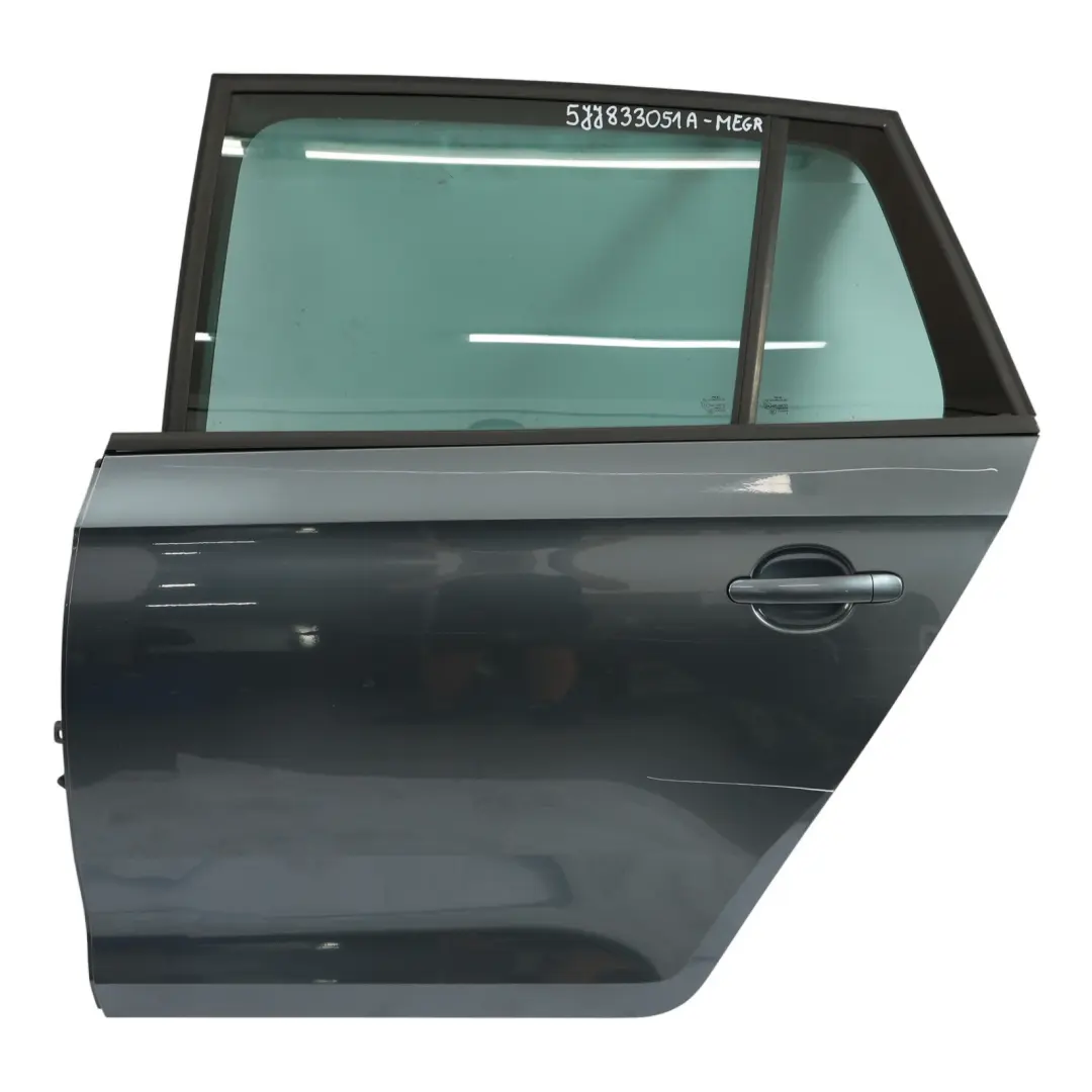 Skoda Rapid NH1 Door Rear Left N/S Metal Grey Metallic - F7Y - SKU 5JJ833051A-MEGR - Part number 5JJ833051A