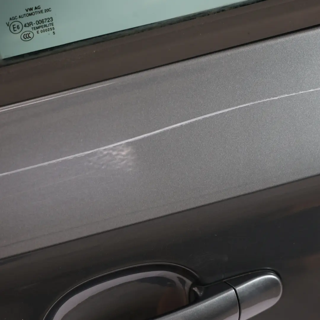 Door Rear Left N/S Metal Grey Metallic - F7Y to Skoda Rapid NH1 with Part number 5JJ833051A Skoda Rapid NH1 Door Rear Left N/S Metal Grey Metallic - F7Y - SKU 5JJ833051A-MEGR - Part number 5JJ833051A