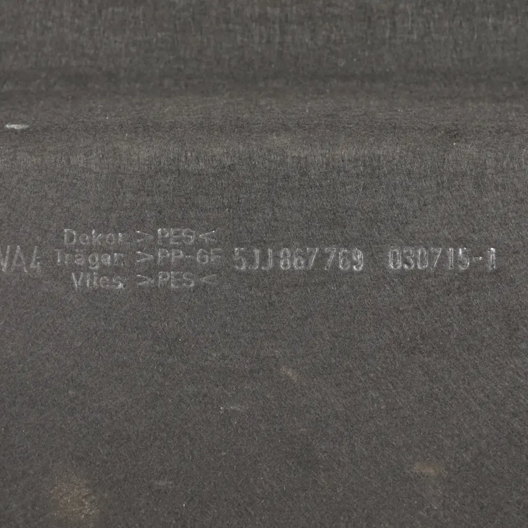 Spaceback 5D Rear Boot Trunk Parcel Shelf Load Cover to Skoda Rapid with Part number 5JJ867769 Skoda Rapid Spaceback 5D Rear Boot Trunk Parcel Shelf Load Cover - SKU 5JJ867769 - Part number 5JJ867769