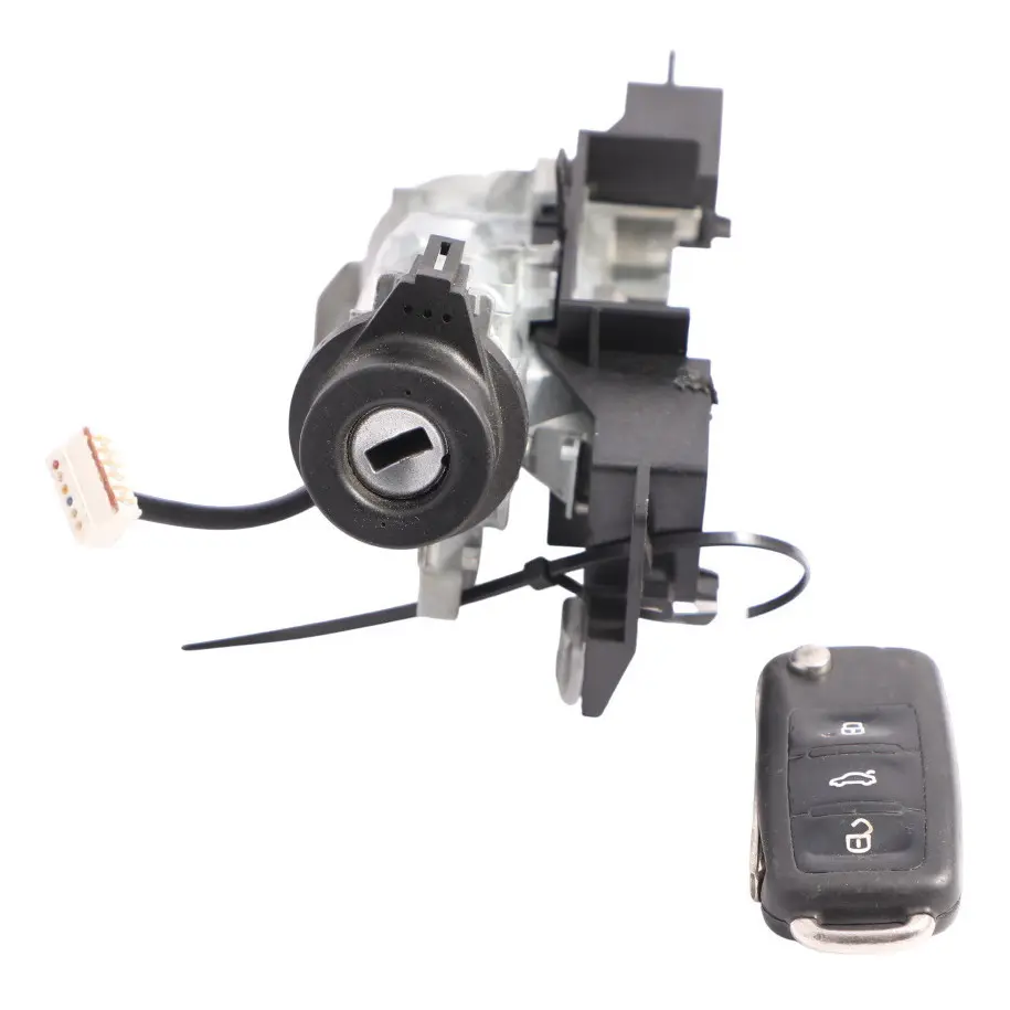 Cylindre Serrure Volant Démarreur + Clé 1K0905865A pour Skoda Rapid NH1 à propos du numéro de pièce 5K0905866 Skoda Rapid NH1 Cylindre Serrure Volant Démarreur + Clé 1K0905865A - SKU 1K0905851D - Numéro de pièce 5K0905866