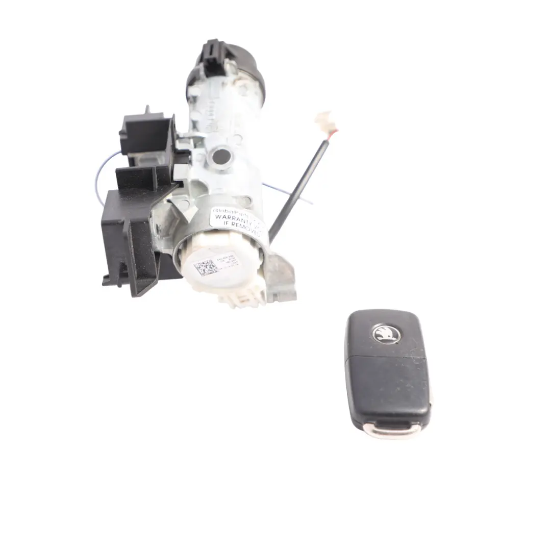 Skoda Rapid NH1 Ignition Starter Steering Wheel Lock Cylinder + Key 1K0905865A - SKU 1K0905851D - Part number 5K0905866