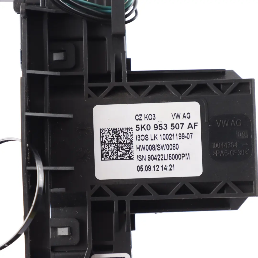 Mk6 Scirocco Mk3 Steering Wheel Indicator Wiper Stalk Switch to VW Golf with Part number 5K0953507AF VW Golf Mk6 Scirocco Mk3 Steering Wheel Indicator Wiper Stalk Switch - SKU 5K0953513K - Part number 5K0953507AF