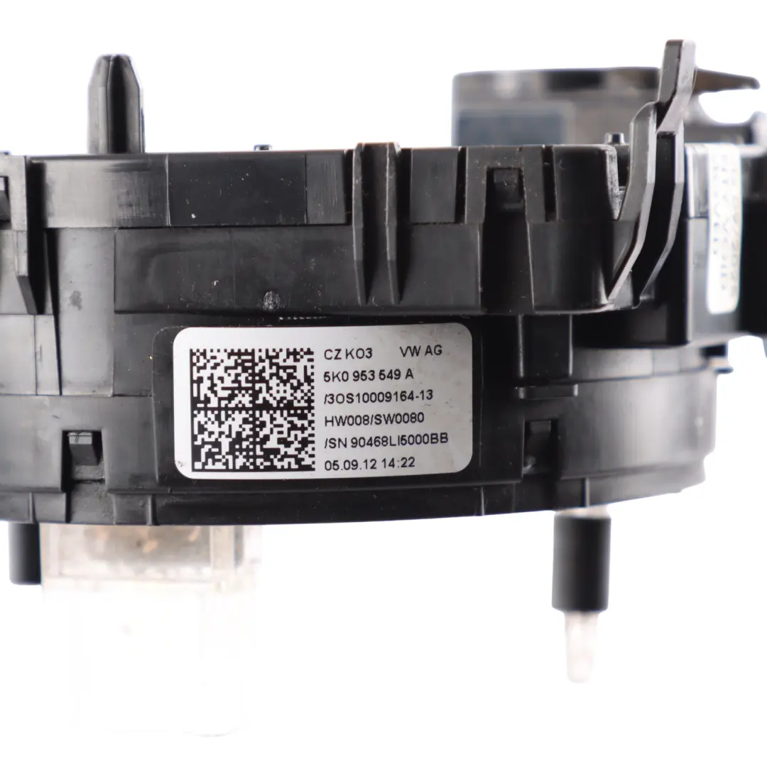 Mk6 Scirocco Mk3 Steering Cluster Ring Clockspring to Volkswagen Golf with Part number 5K0953549A Volkswagen Golf Mk6 Scirocco Mk3 Steering Cluster Ring Clockspring - SKU 5K0953549A - Part number 5K0953549A