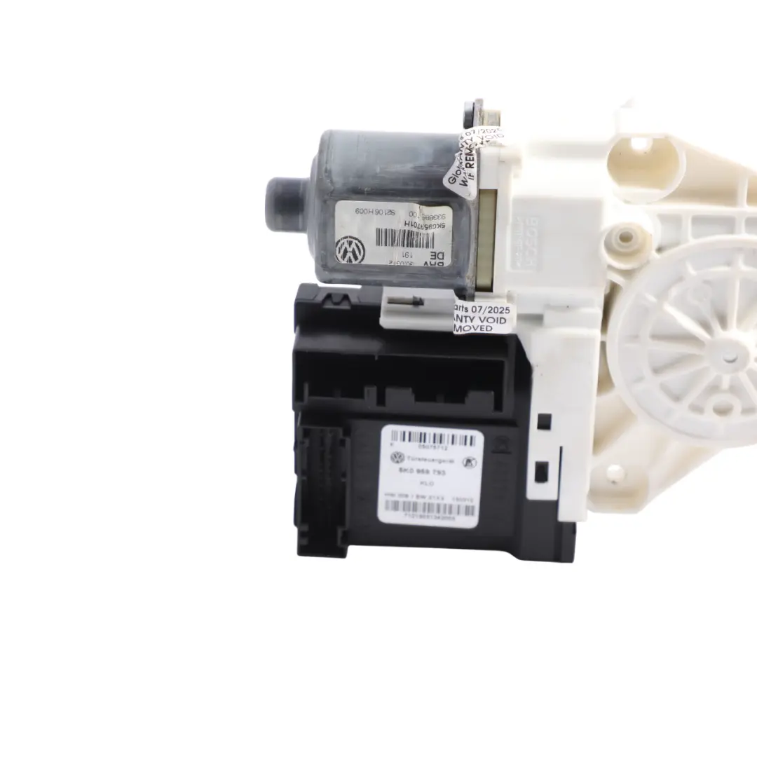 VW Volkswagen Golf Mk6 Front Window Lifter Motor Right O/S Regulator - SKU 5K0959701H - Part number 5K0959701H