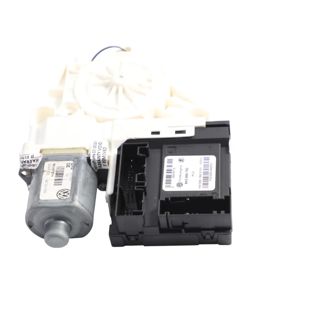 Mk6 Front Window Lifter Motor Regulator Right O/S to VW Volkswagen Golf with Part number 5K0959701H VW Volkswagen Golf Mk6 Front Window Lifter Motor Regulator Right O/S - SKU RHD-5K0959701H - Part number 5K0959701H