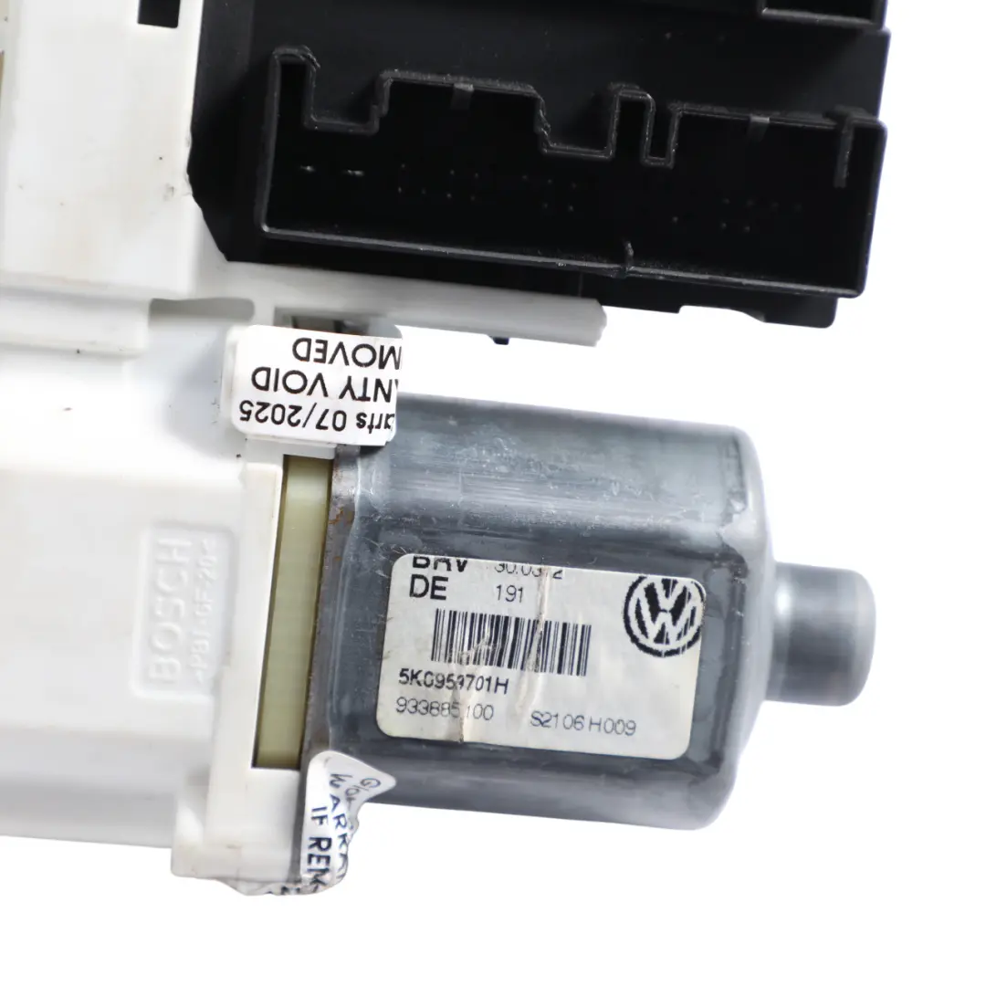 Mk6 Front Window Lifter Motor Right O/S Regulator to VW Volkswagen Golf with Part number 5K0959701H VW Volkswagen Golf Mk6 Front Window Lifter Motor Right O/S Regulator - SKU 5K0959701H - Part number 5K0959701H