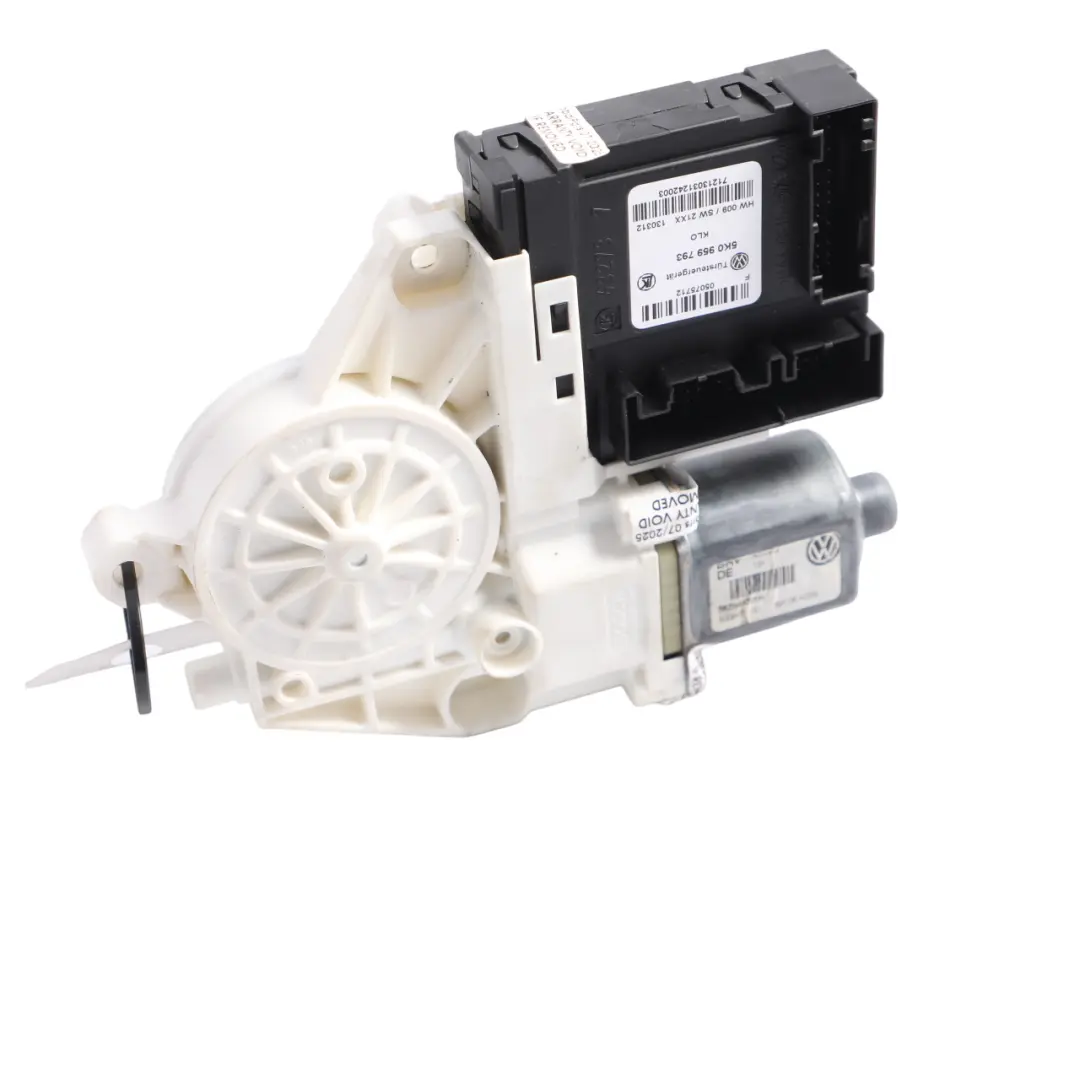 Mk6 Front Window Lifter Motor Right O/S Regulator to VW Volkswagen Golf with Part number 5K0959701H VW Volkswagen Golf Mk6 Front Window Lifter Motor Right O/S Regulator - SKU 5K0959701H - Part number 5K0959701H