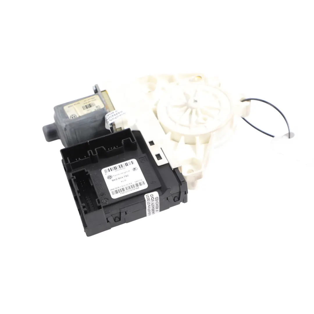 VW Volkswagen Golf Mk6 Front Window Lifter Motor Left N/S Regulator - SKU 5K0959702H - Part number 5K0959702H