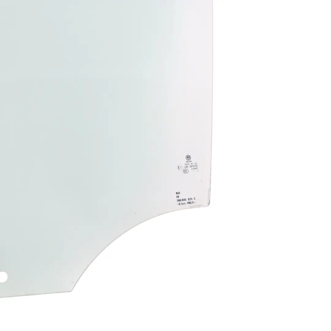 Volkswagen Golf Mk6 5Dr Door Window Glass AS2 Rear Left N/S - SKU 5K6845025C - Part number 5K6845025C