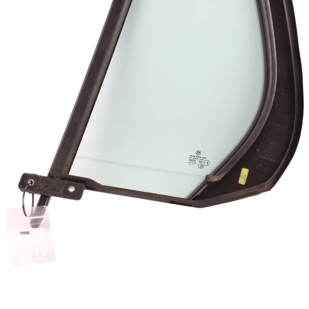 Mk6 5 Door Rear Quarter Window Triangle Glass Right O/S AS2 to VW Golf with Part number 5K6845214E VW Golf Mk6 5 Door Rear Quarter Window Triangle Glass Right O/S AS2 - SKU 5K6845214E - Part number 5K6845214E